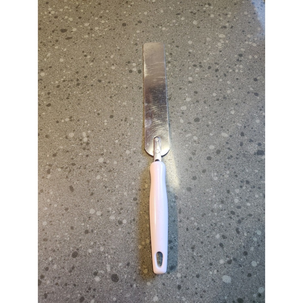 VTG 1960s 70s Ecko Stainless Steel Frosting Spatula Purple Flowers - Picture 4 of 5